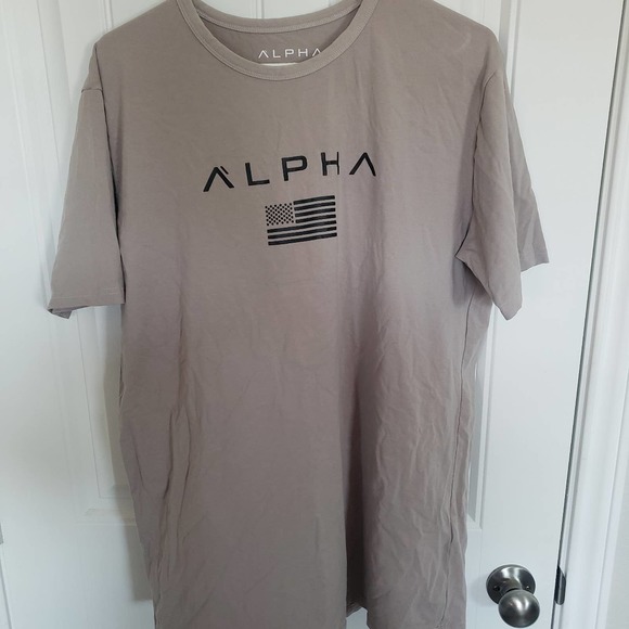 Alpha Athleti Fit Grey Mens shirt size XXL - Picture 1 of 2